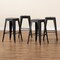 Baxton Studio Horton ModernIndustrial Black Finished Metal 4-Piece Stackable Counter Stool Set, PK4 192-4PC-12043-ZORO - alternate 6